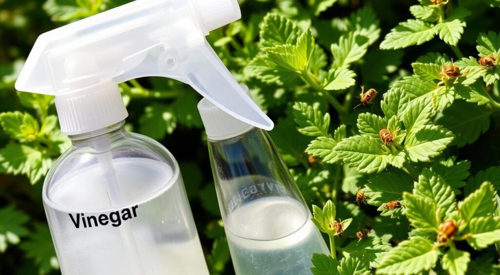 Inseticida caseiro para plantas com vinagre e detergente