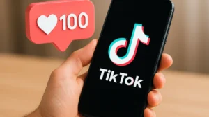 100 curtidas grátis no TikTok