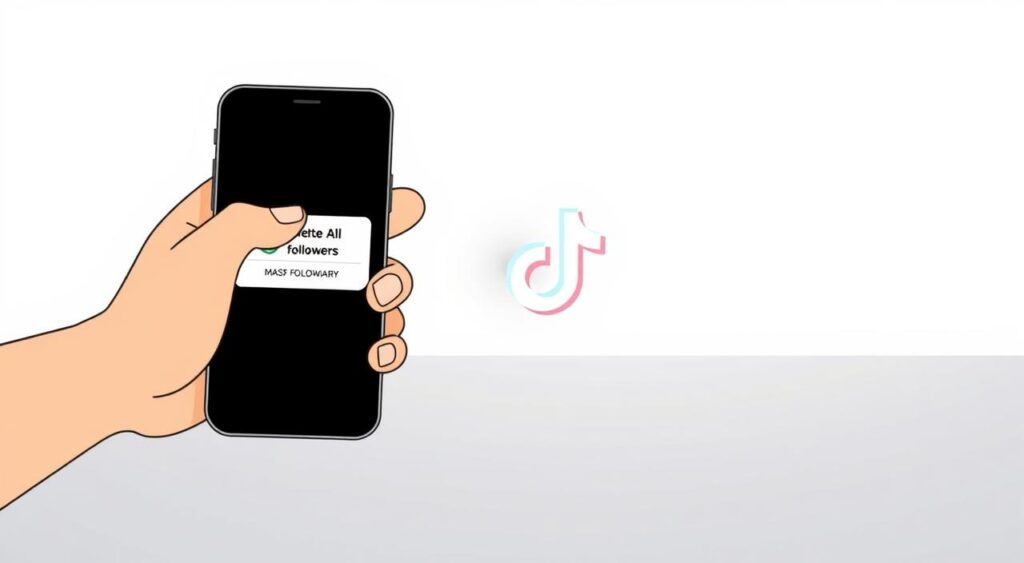 como remover todos os seguidores do tiktok de uma vez