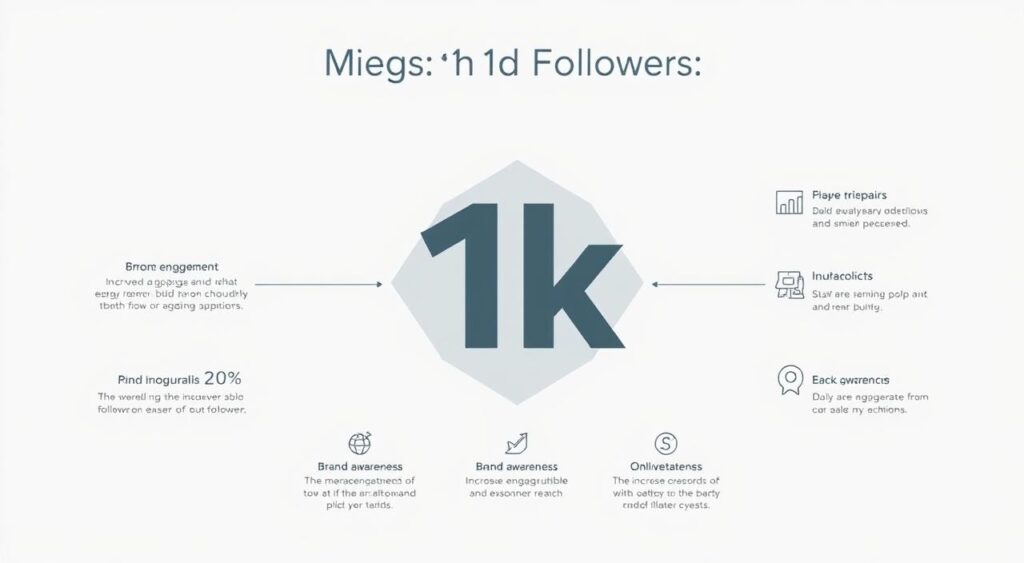 o que significa 1k de seguidores