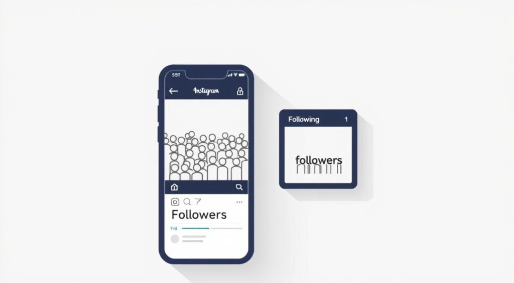 qual a diferença entre seguidores e seguindo no instagram