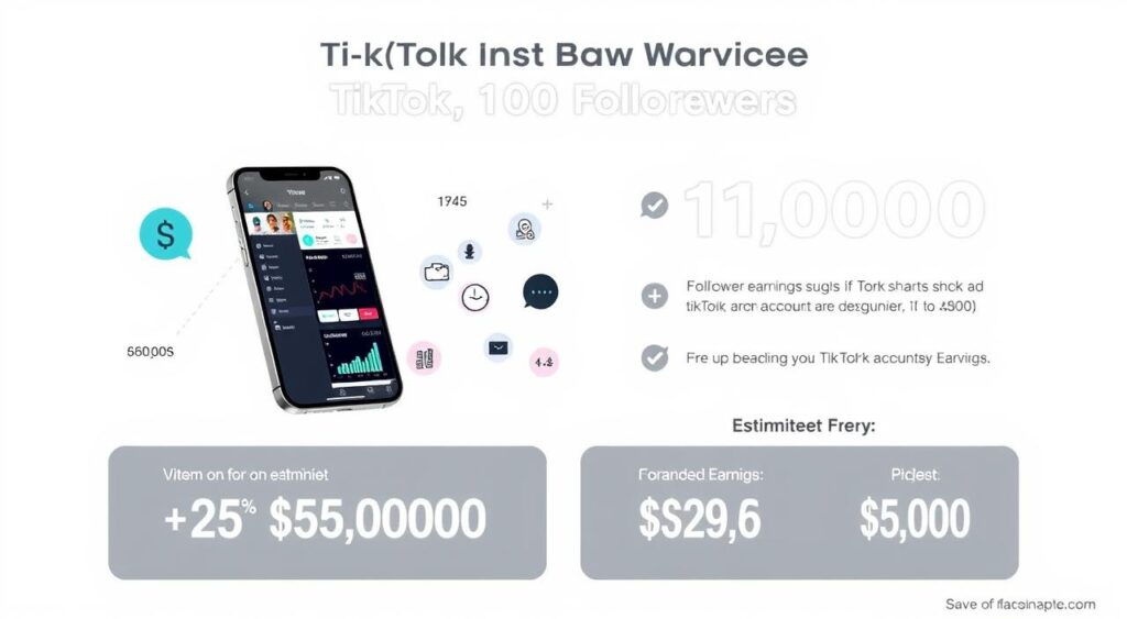 quanto ganha um tiktok com 100 mil seguidores