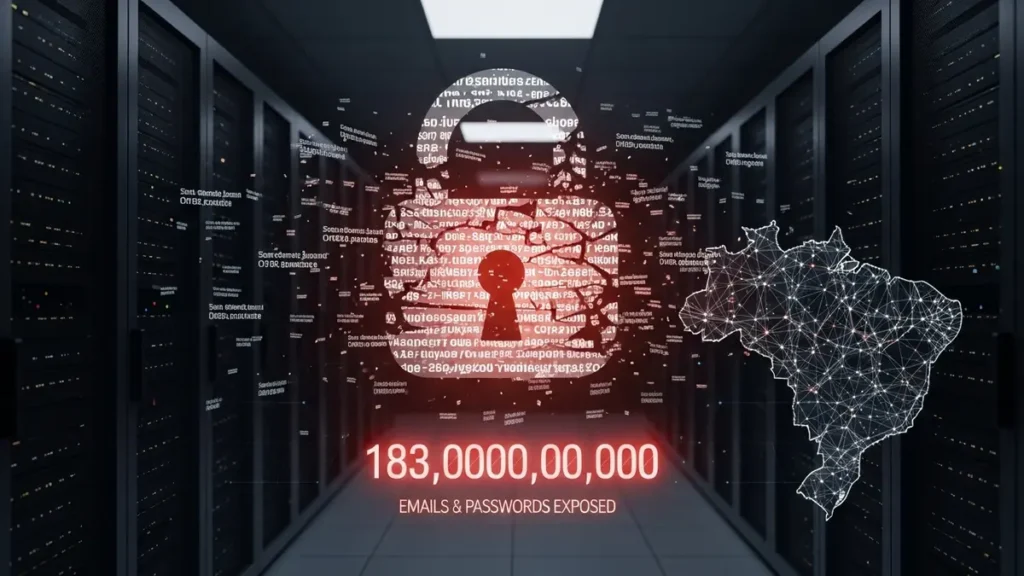 Vazamento de 180 milhões de e-mails