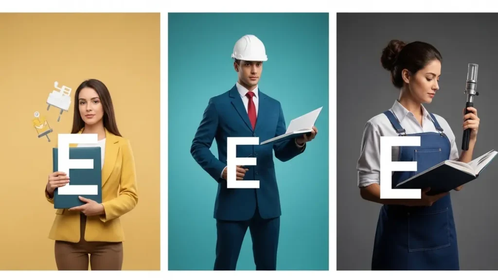 Profissões que começam com a letra E