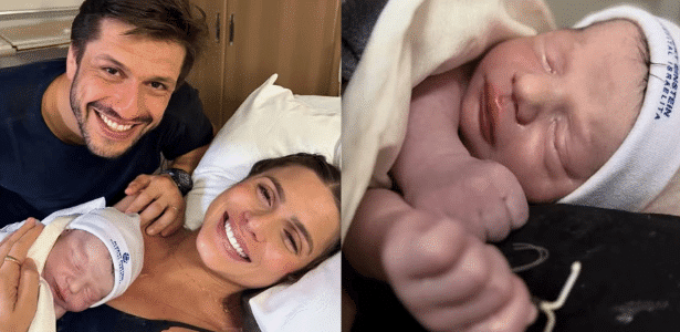 Bia Feres apresenta o terceiro filho e foto com DIU