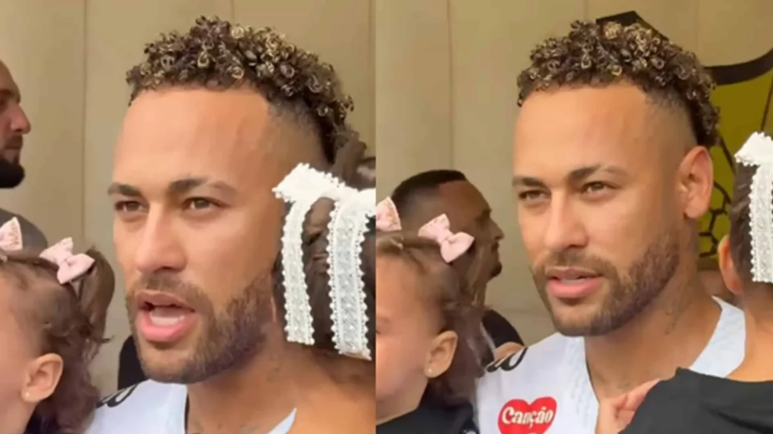 Filhas de Neymar se destacam em dia especial no estádio