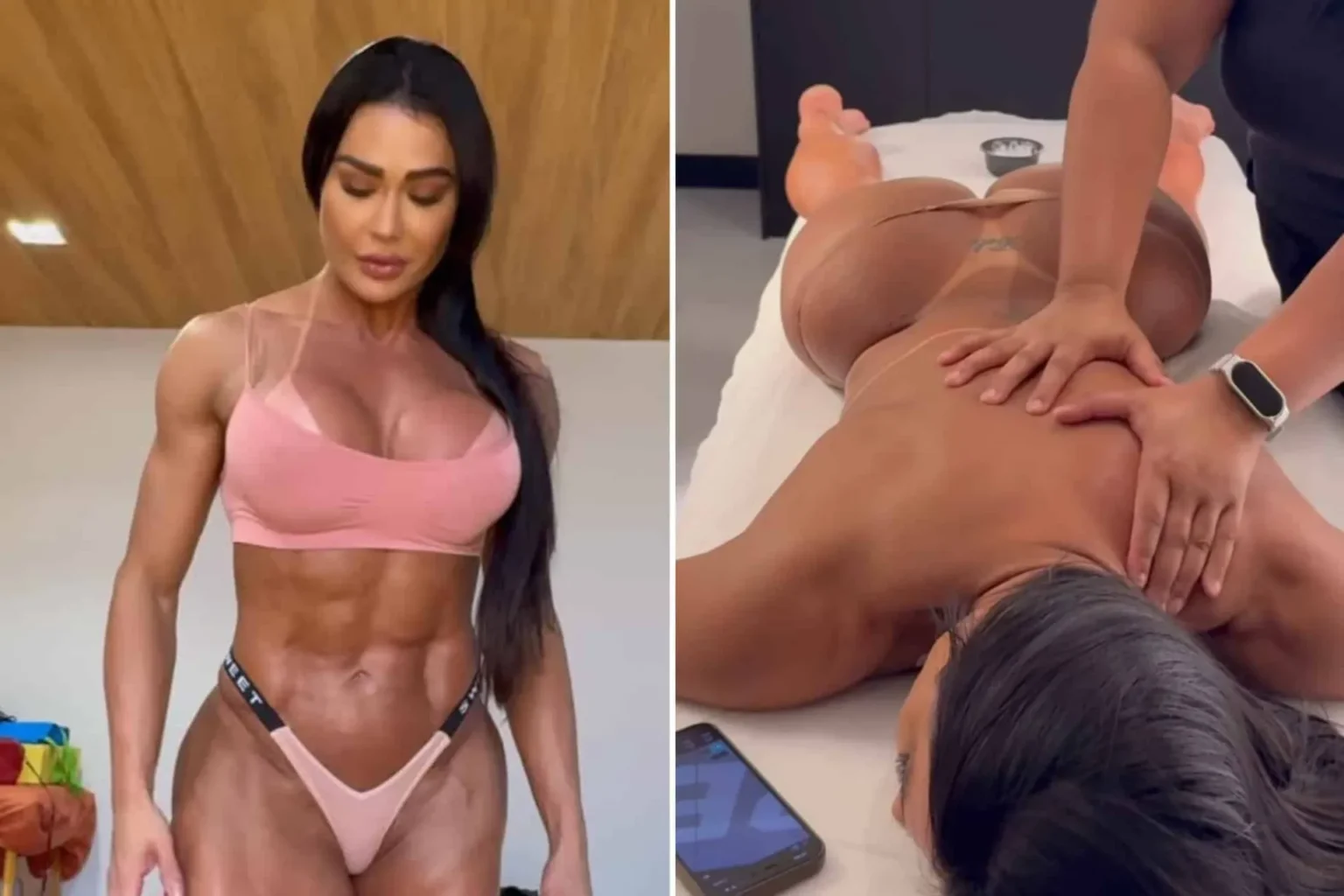 Gracyanne Barbosa revela solução para tatuagem íntima com Belo