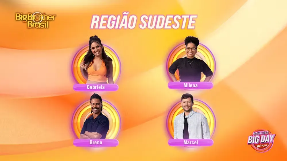 Enquete BBB 26: escolha seus favoritos da Casa de Vidro Sudeste
