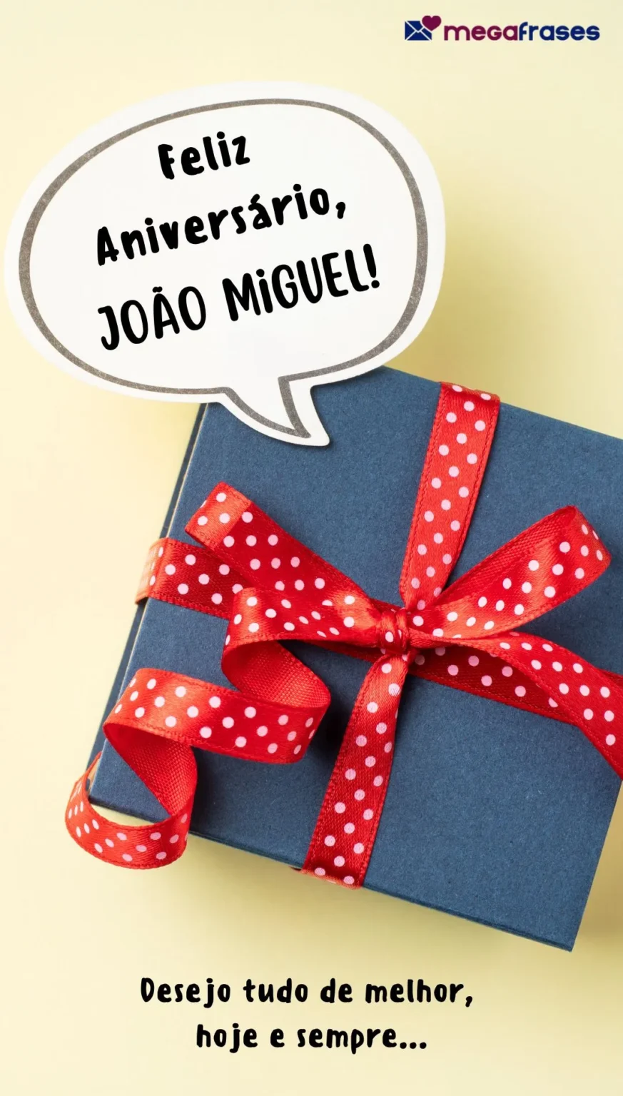 Parabéns e mensagens de aniversário para João Miguel