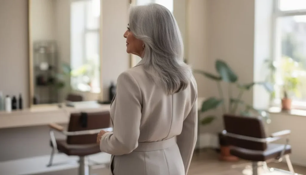 Mulheres acima de 40 adotam cabelos grisalhos com estilo moderno