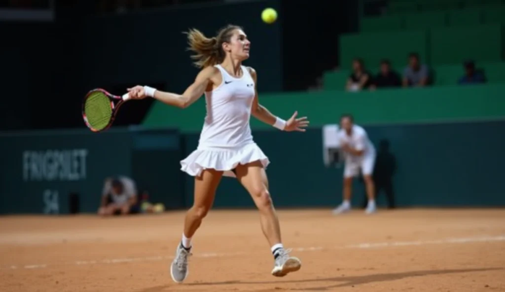 Naná Silva cai na estreia em Madrid