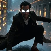Spider-Noir: cena inédita com Nicolas Cage e Gleeson