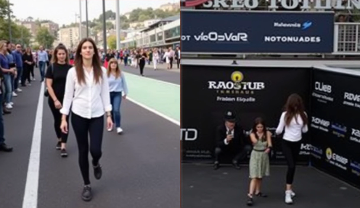 Kelly Piquet é elogiada com Max Verstappen em Mônaco