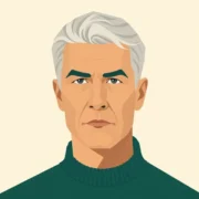 Retrato ilustrado de Lucas Mendes Costa