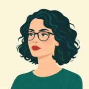 Retrato ilustrado de Priscila Vasques